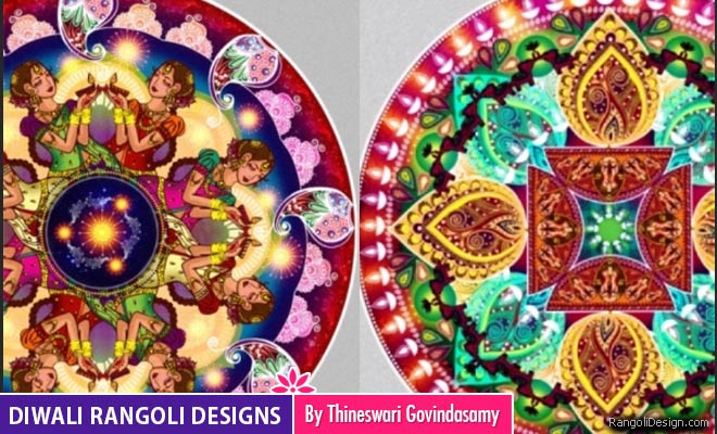 Diwali Rangoli Designs By Thineswari Govindasamy