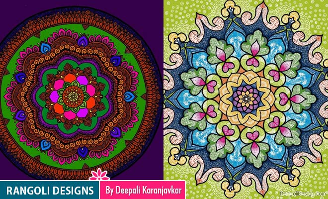 Mandala Art Rangoli Design by Deepali Karanjavkar