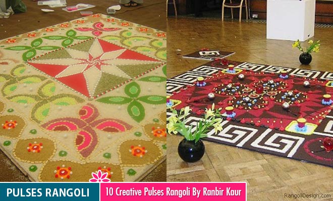 Pulses Rangoli Designs by Ranbir Kaur