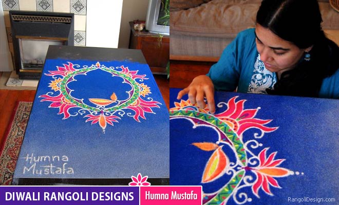 Diwali Rangoli Designs by Humna Mustafa