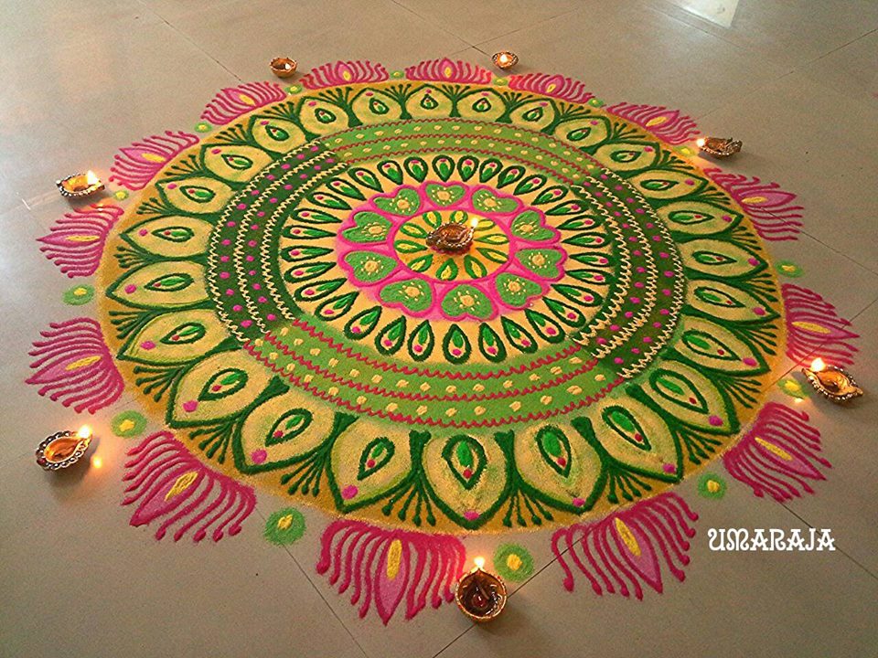 kolam design by uma raja 1