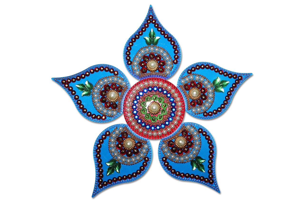 kundan rangoli design by neeta 1