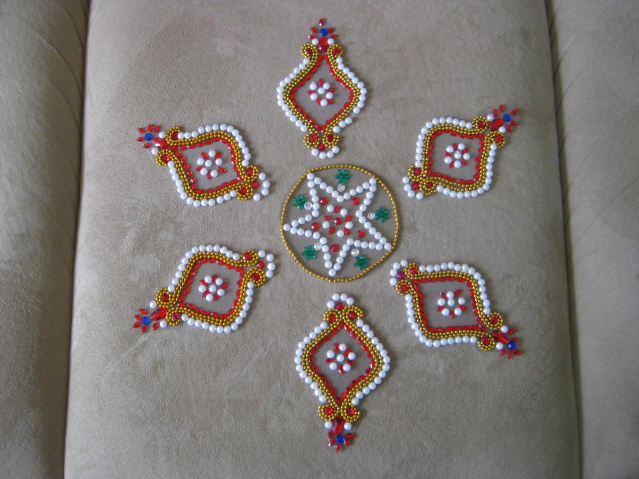 kundan rangoli design by neeta 15