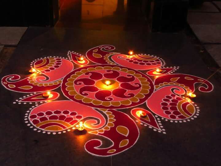 diwali rangoli design by nupur saxena 2