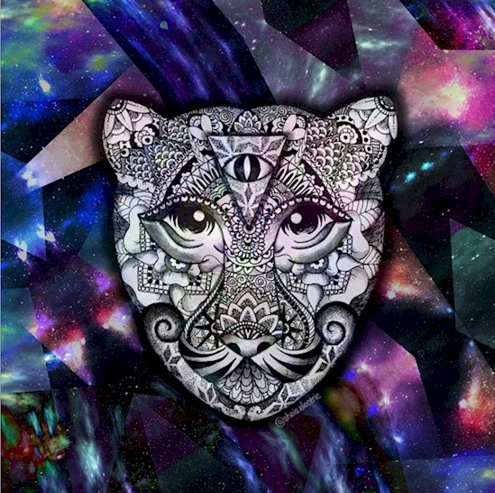 3 acrylic rangoli design by michelle pugle