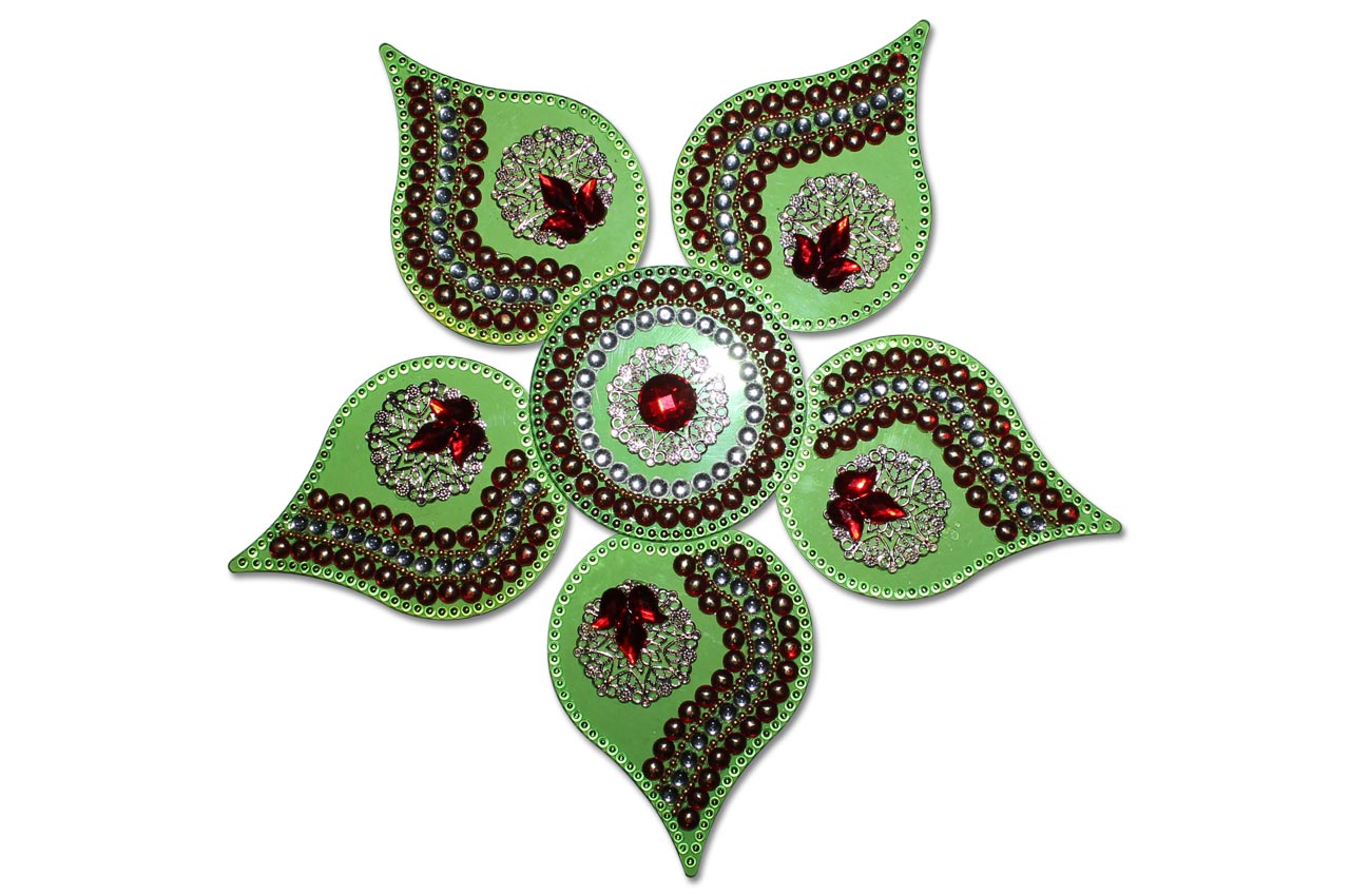 kundan rangoli design by neeta 3