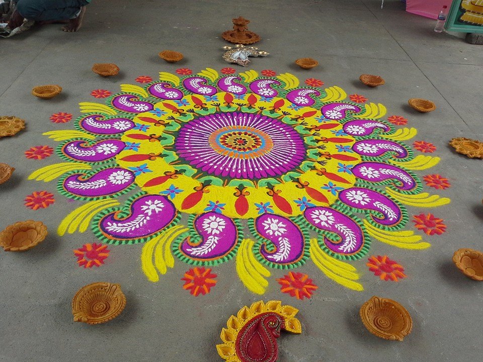 kolam design by mash 4