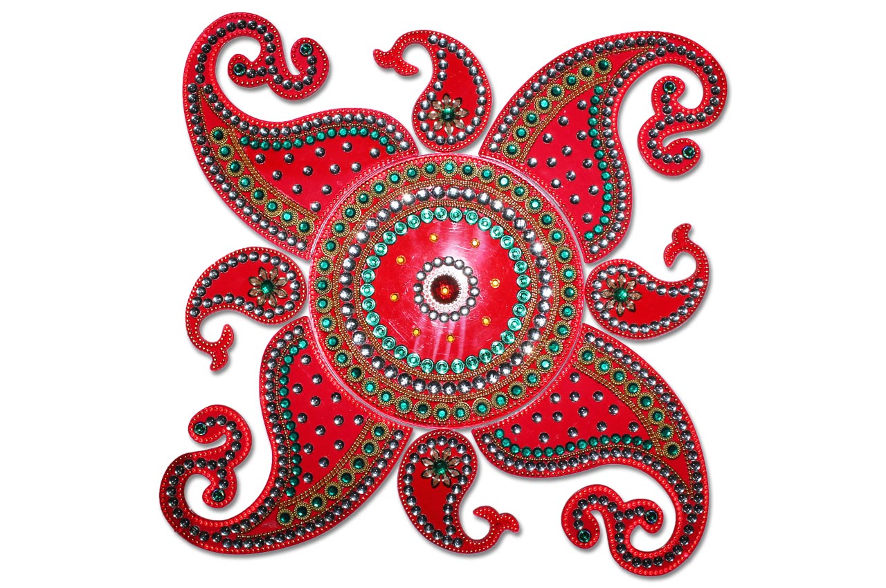 kundan rangoli design by neeta 4
