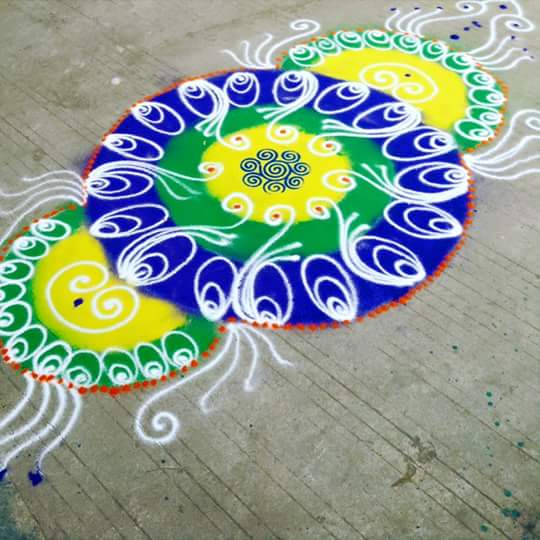 rangoli design by suhas mane 4