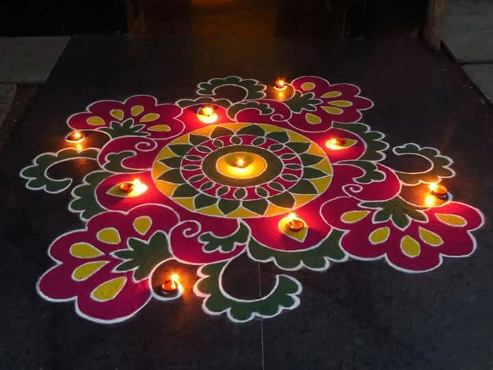 diwali rangoli design by nupur saxena 5
