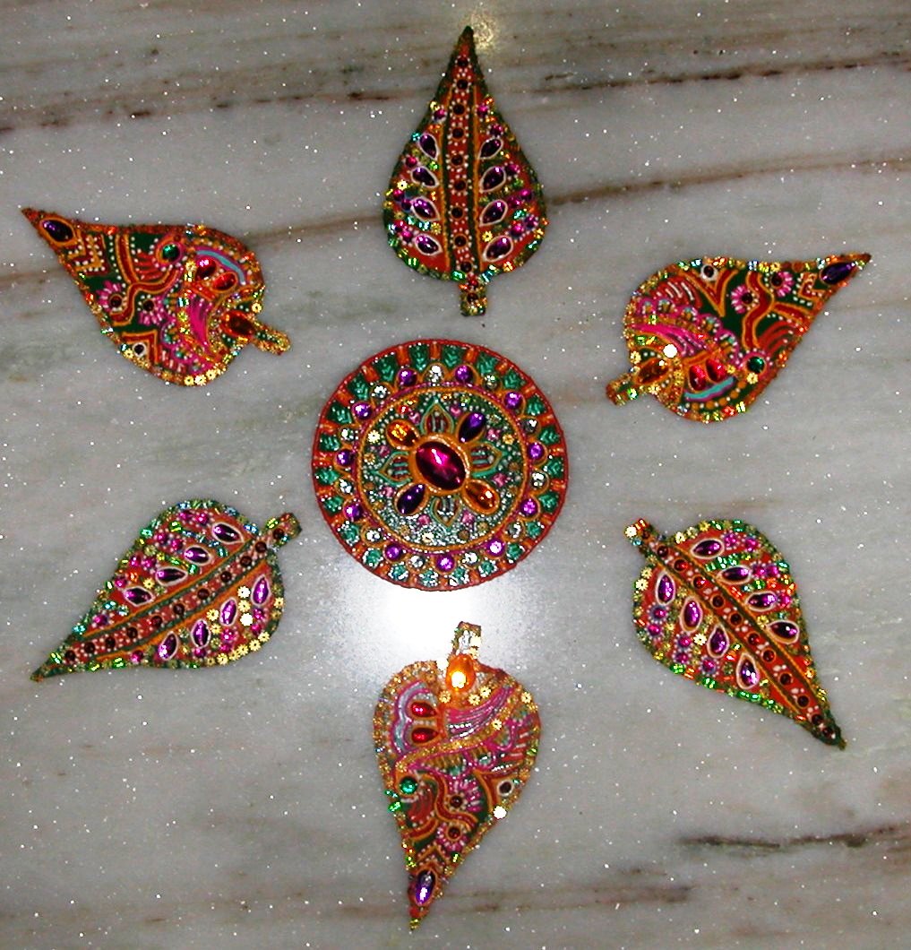 kundan rangoli design by neeta 5