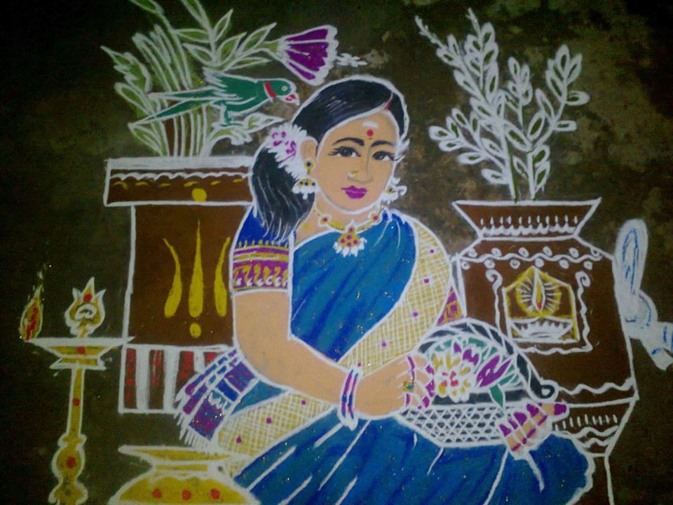 pongal kolam by suseela subbiah 5