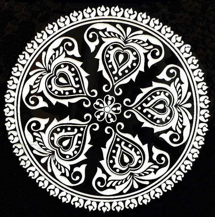 mango alpana design 6