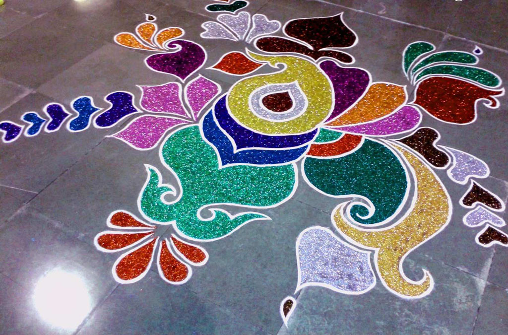 aripan rangoli design 7