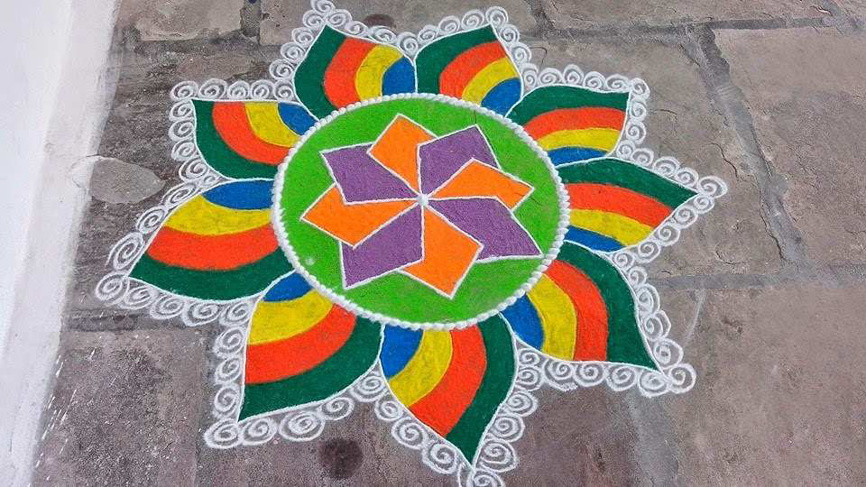 aripan rangoli design 8