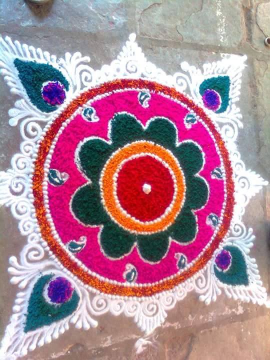 rangoli design by suhas mane 9