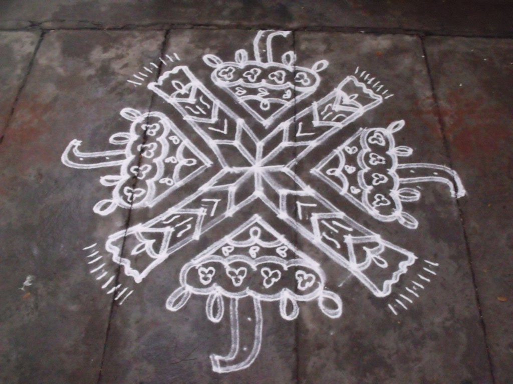 umbrella pulli kolam by rathna 9