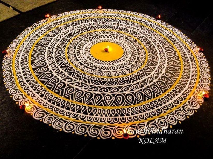 mandana rangoli design weddings shanthi sridharan 7