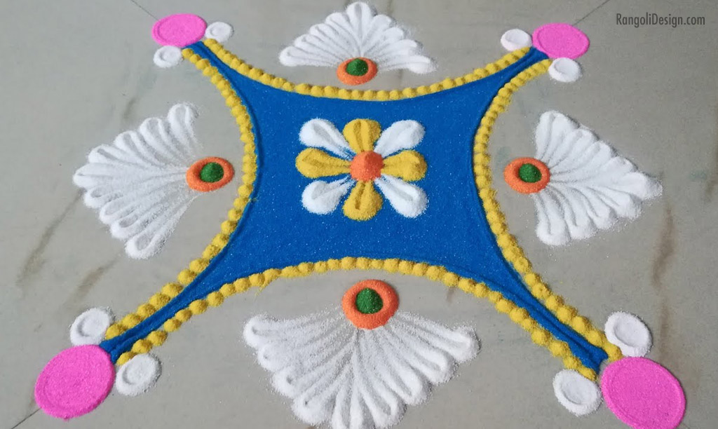 easy pattern rangoli design kids 11