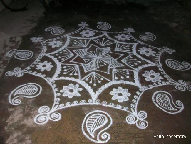 simple rangoli by anita rosemary 1