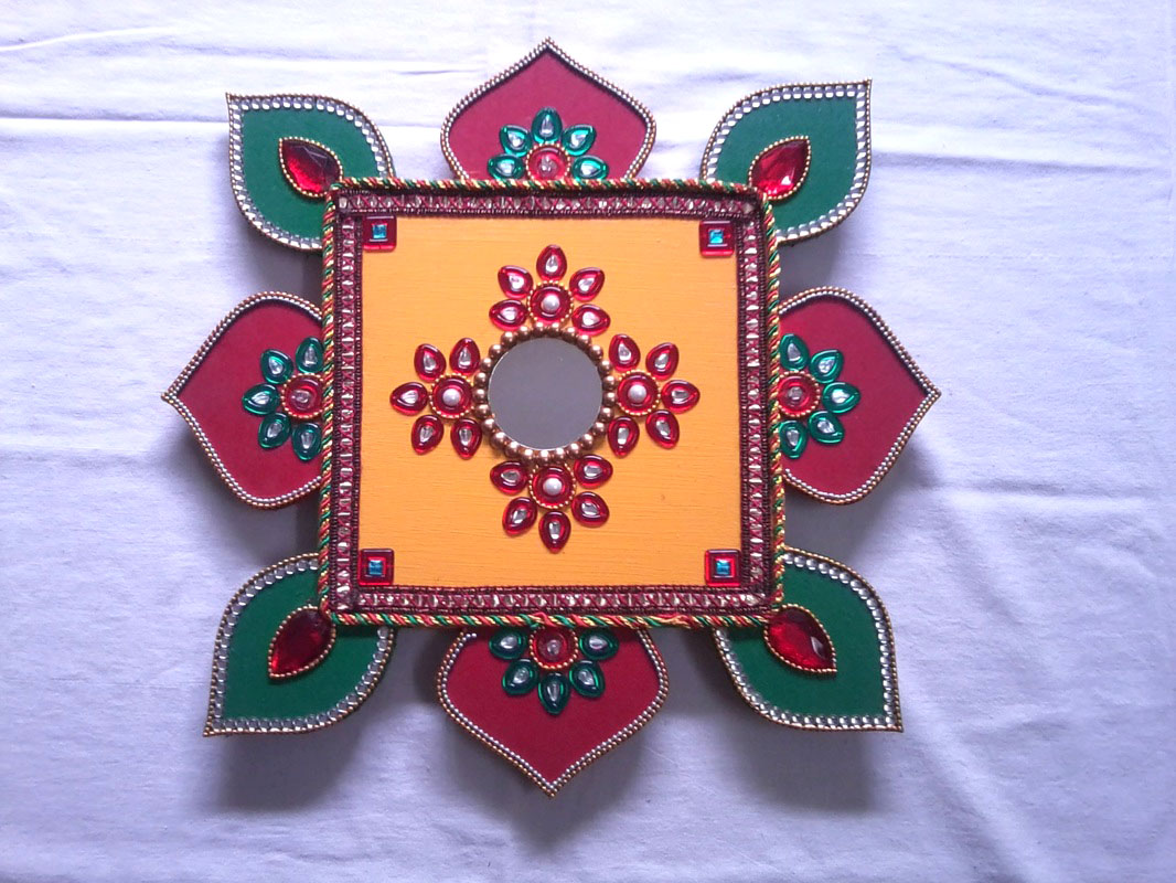 wooden rangoli design by shreeji 1