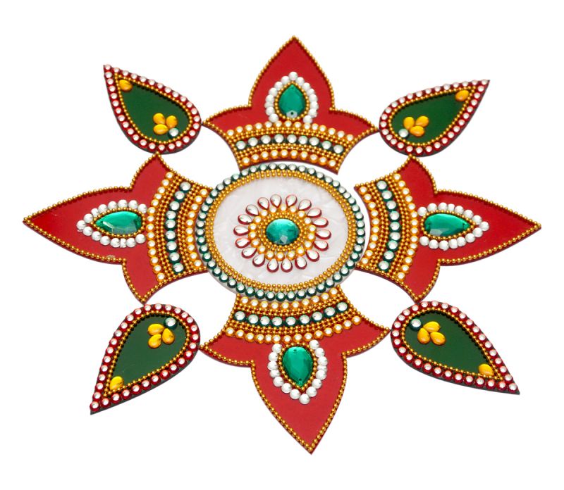 acrylic rangoli design 13