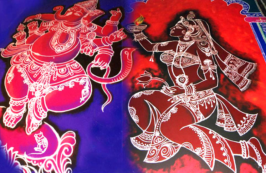 freehand rangoli design 13