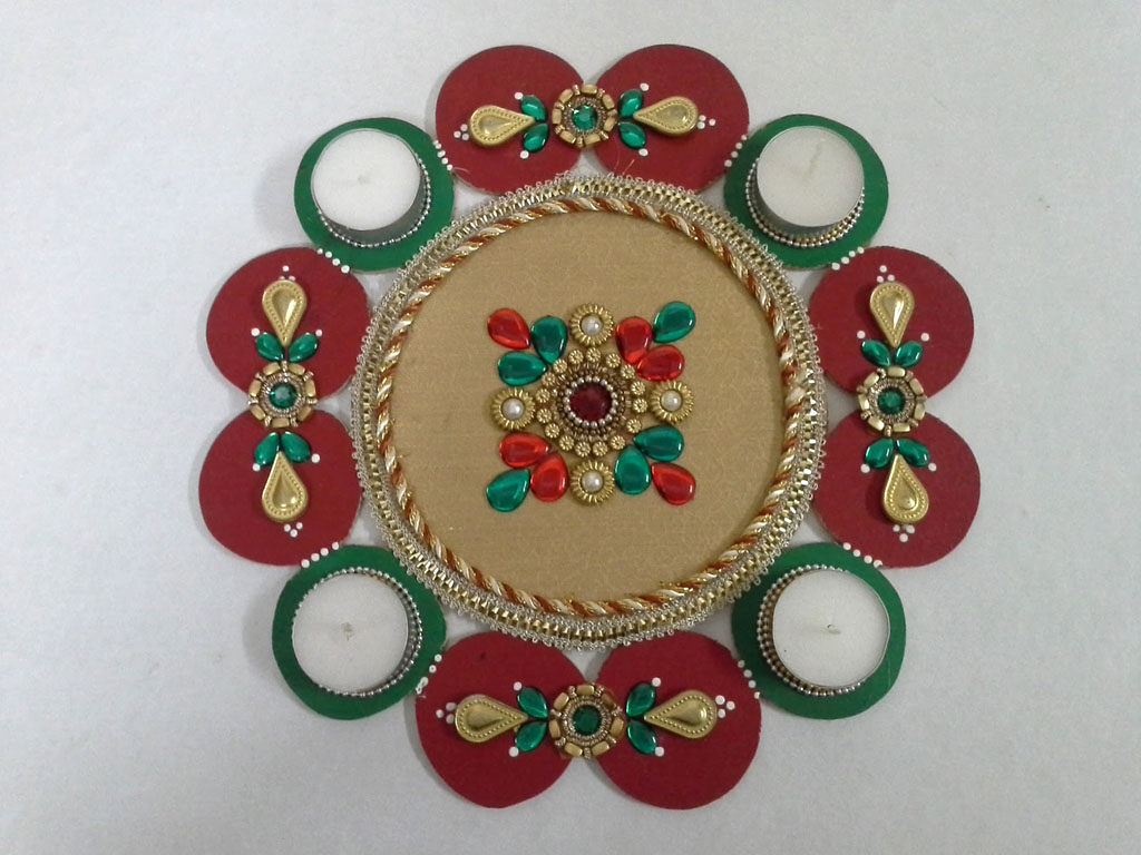 wooden rangoli design 15