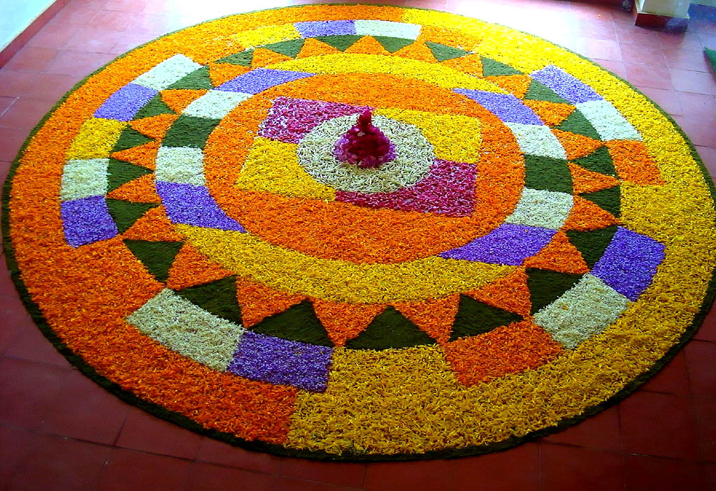 onam pookalam design by arun sinha 2