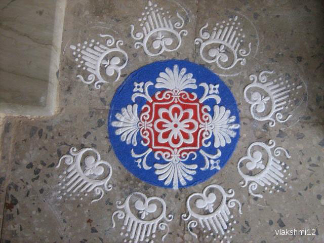 stencil rangoli design by vklakshmi 3