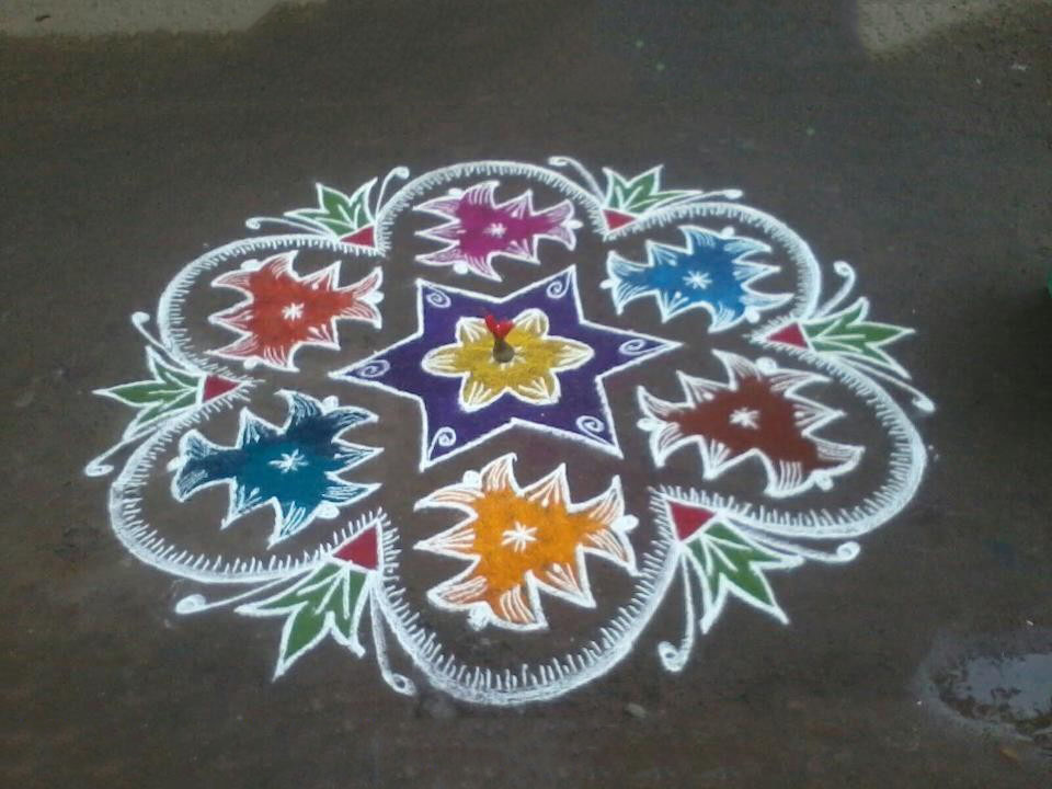 dotted kolam 4