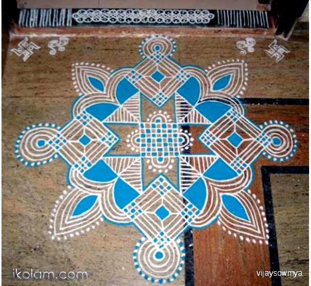 navaratri festival rangoli design by vijaysowmya 6