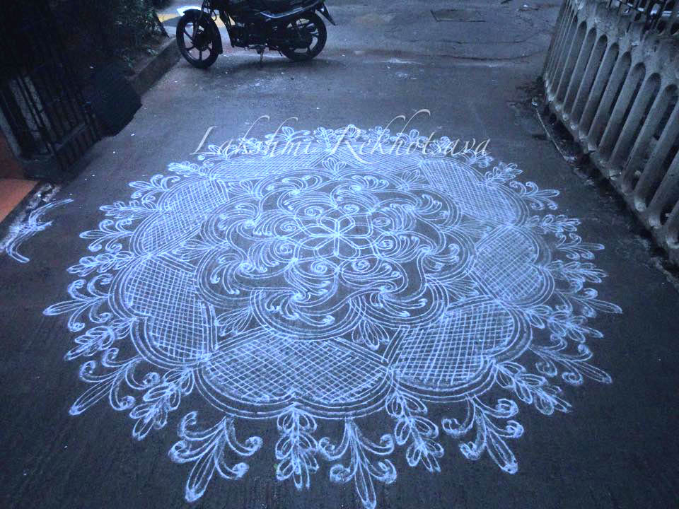diwali rangoli design by aakruti 7