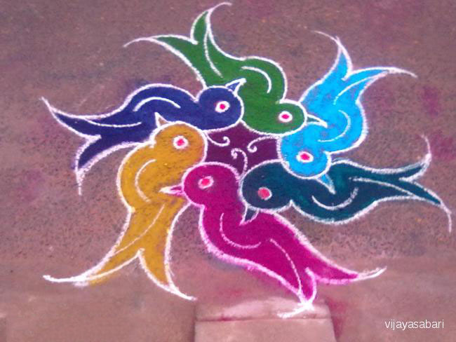 dotted kolam by vijayasabari 8