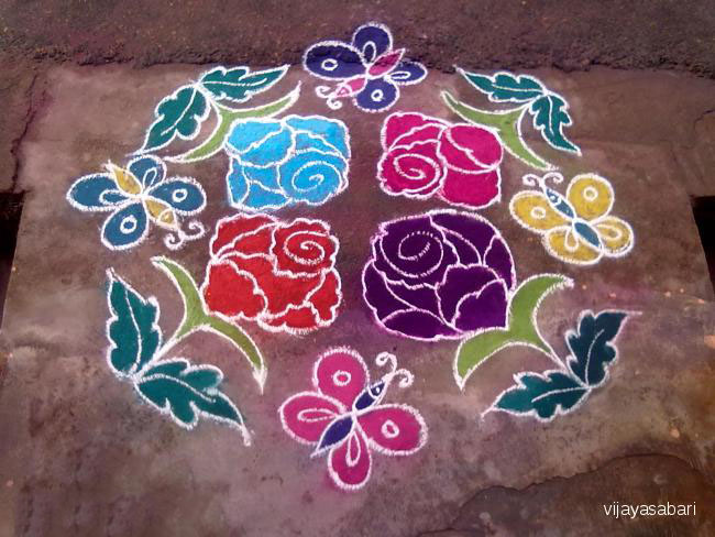 dotted kolam by vijayasabari 9
