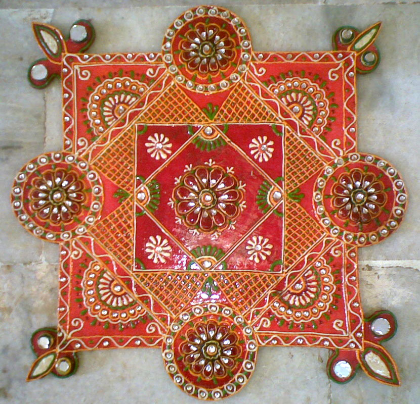 wooden rangoli 9