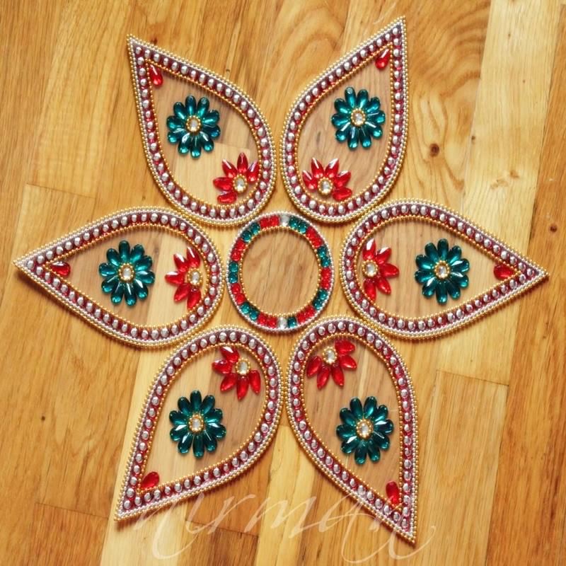 kundan rangoli design by nirman 1