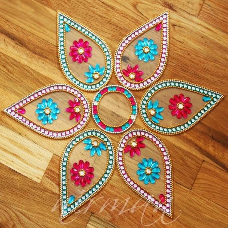 kundan rangoli design by nirman 13