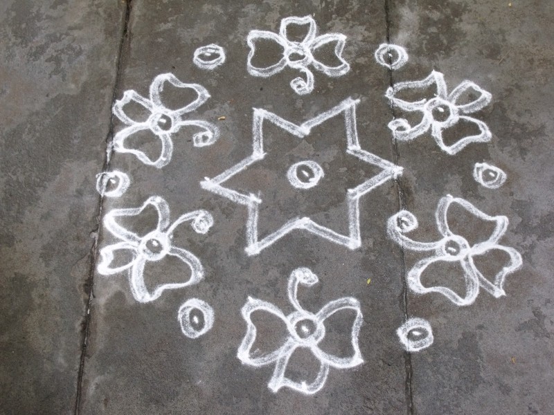 rangoli design by sudha balaji 14