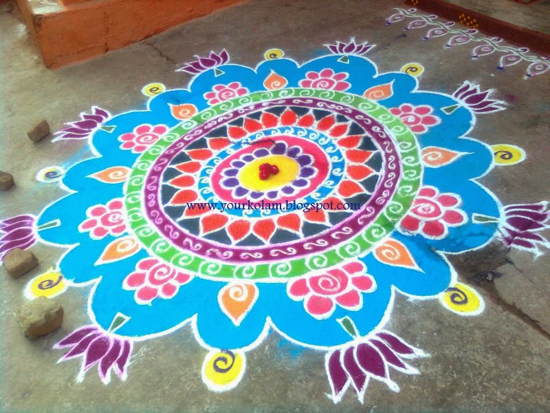 rangoli design by vijaya sharadha 2