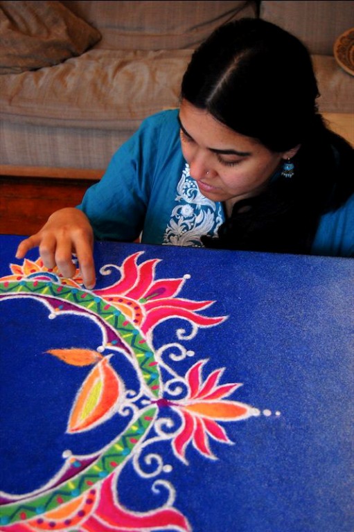 3 diwali rangoli design by humna mustafa