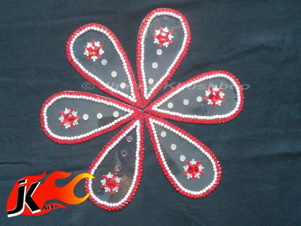 kundan rangoli design by jk arts 6
