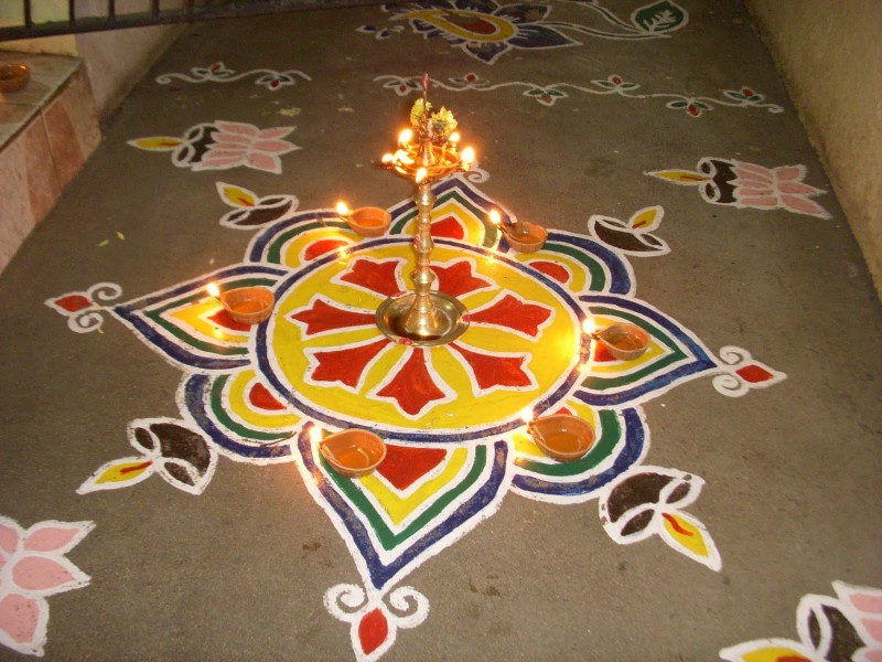 rangoli design by sudha balaji 6