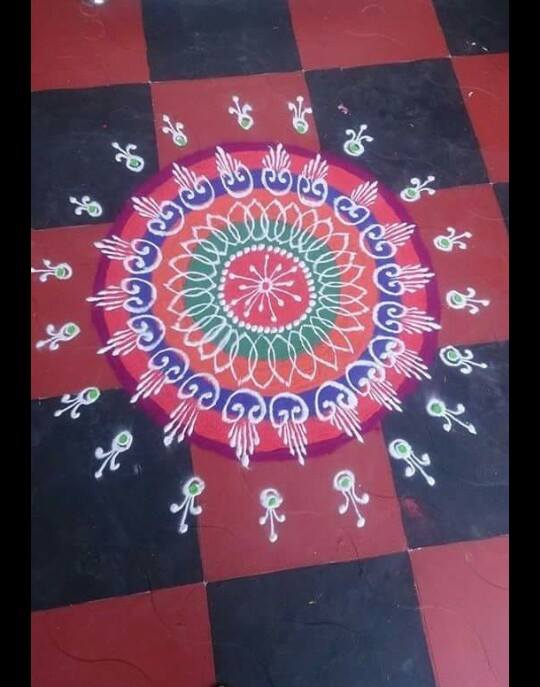  Simple Rangoli Design
