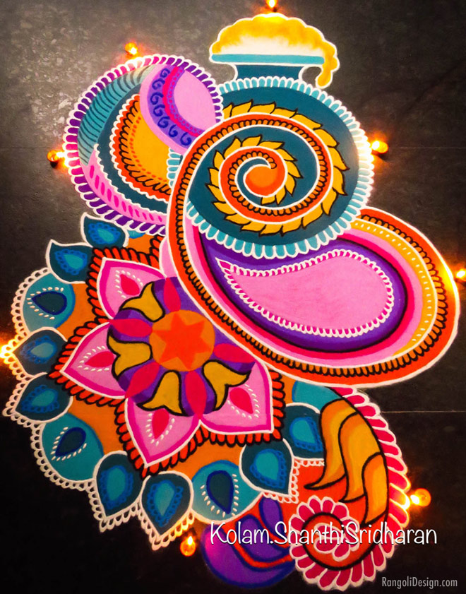pongal rangoli design shanti sridharan 4