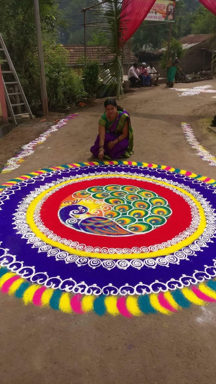 competition rangoli design by nirmala adsul