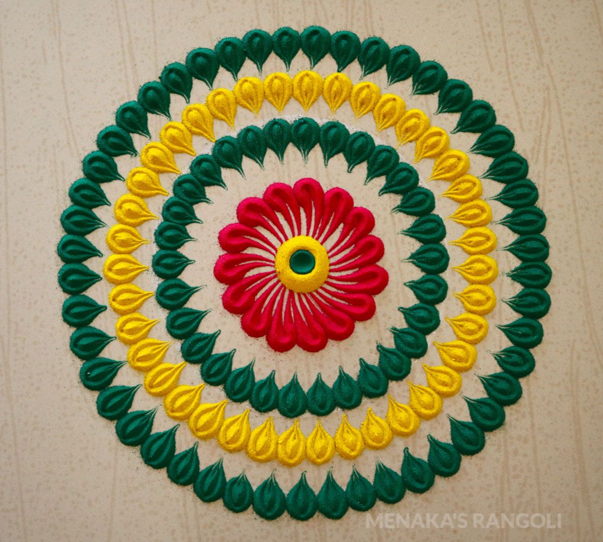 small rangoli design kids