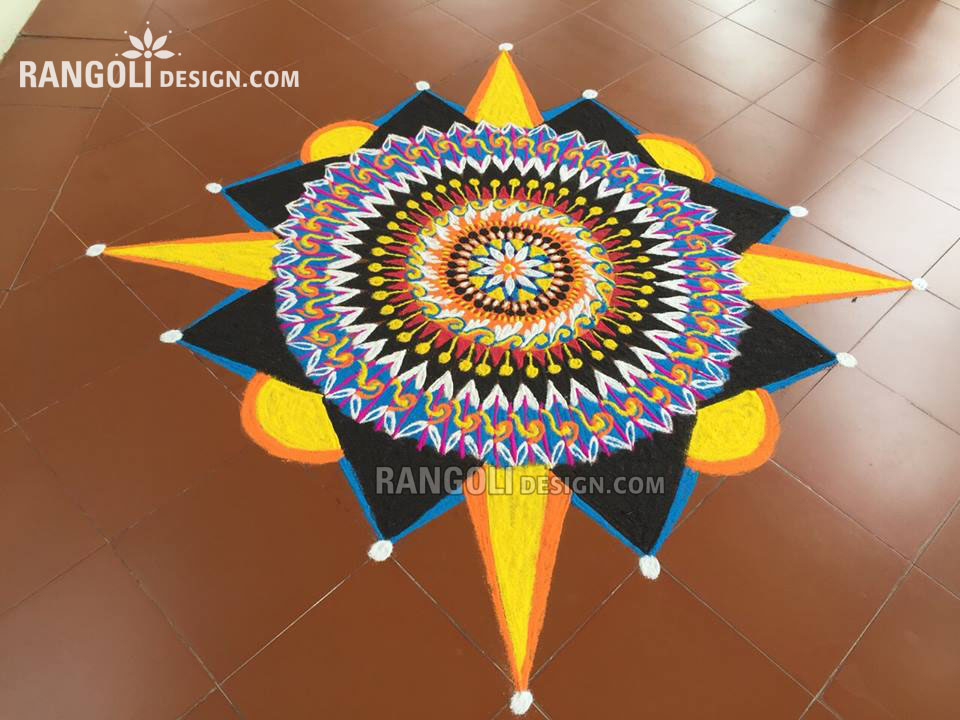 rangoli design by mash 3