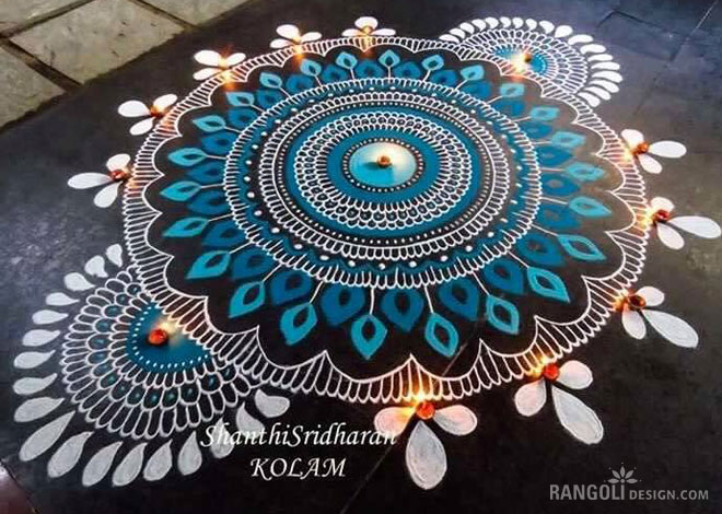 diwali kolam rangoli shanthi sridharan 19