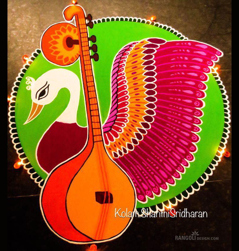 diwali rangoli design shanthi sridharan 4